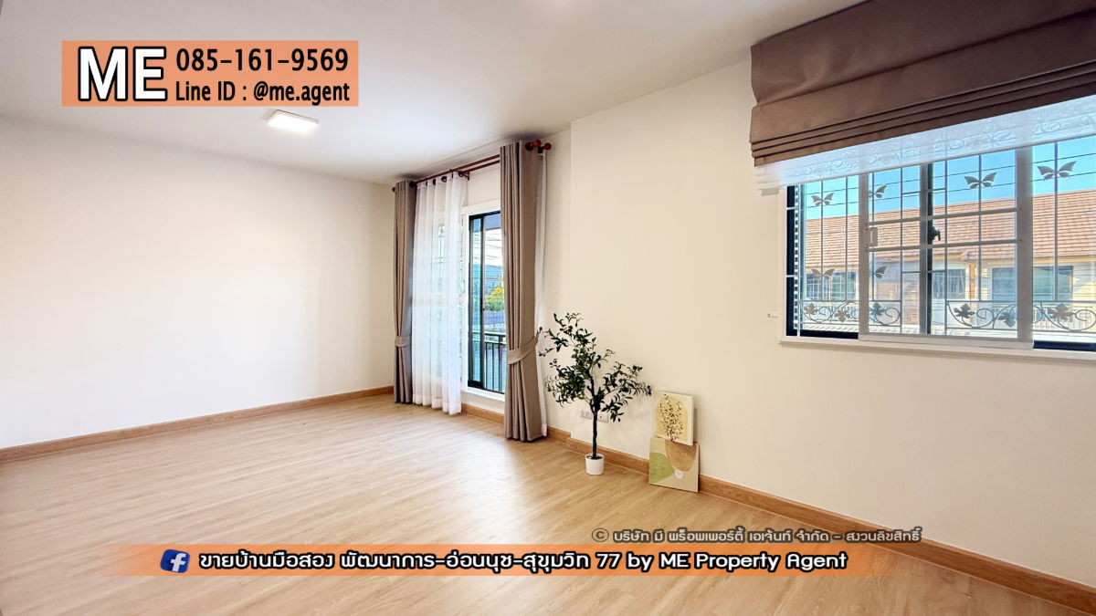 รูป ขาย ทาวน์เฮ้าส์ ทำเลสุดฮอต  รีโนเวทใหม่ทั้งหลัง พฤกษาวิลล์ 57 พัฒนาการ 32 ใกล้เอกมัย ทองหล่อ สุขุมวิท โทร 064-954-9619 (TB62-22) - รูปที่ 7/20