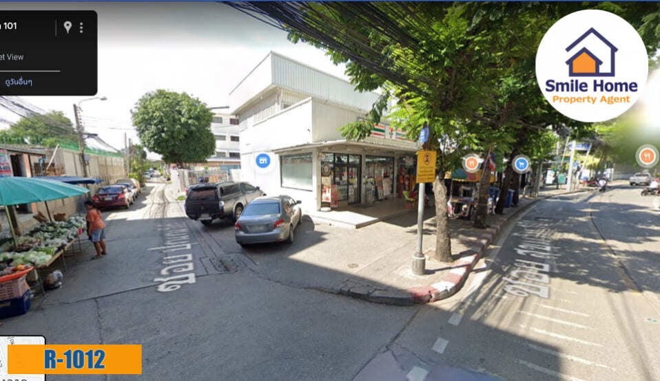 รูป ที่ดินให้เช่าสุขุมวิท101 ซอยปุณณวิถี15  พื้นที่ 1 ไร่เศษ ถมแล้ว - รูปที่ 4/9