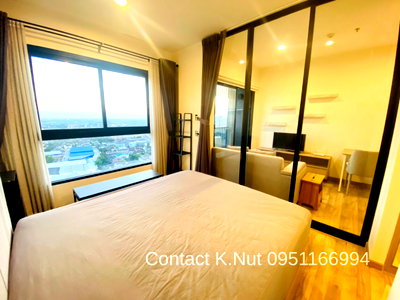 คอนโดให้เช่า : ให้เช่าคอนโด นิช โมโน เจริญนคร ชั้น 27 ระยะสั้น-ระยะยาว (For rent - Niche Mono Charoen Nakorn 27th Floor Short-Long period)