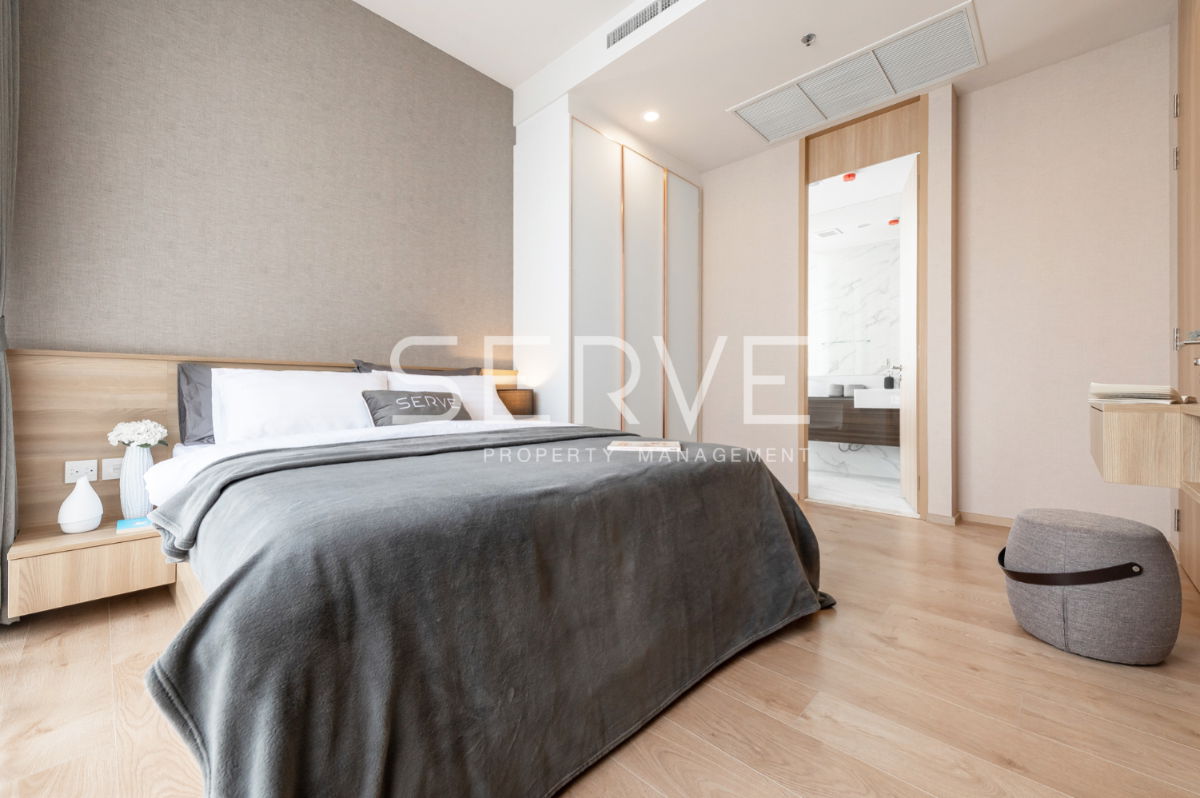 รูป 🔥42K🔥- 2 นอน แต่งสวยๆ สไตล์ Modern ชั้นสูง ทำเลดี คอนโดใกล้รถไฟฟ้า 2 สายทั้ง BTS อโศก & MRT สุขุมวิท 550 ม. ที่ Noble BE19 / ให้เช่าคอนโด - รูปที่ 5/10