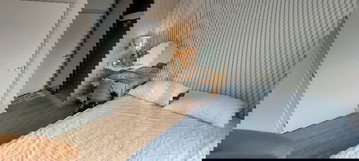 รูป AS1479 ให้เช่าคอนโด Atmoz Flow มีนบุรี ห้องสวย พร้อมเครื่องใช้ไฟฟ้าเฟอร์นิเจอร์ครบ - รูปที่ 2/8