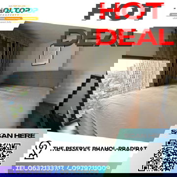 #R8414 🎉 241268 Condo for Rent: The Reserve Phahol-Pradipat