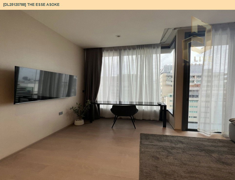 รูป DL25120788 ให้เช่าคอนโด ดิ เอส อโศก (The ESSE Asoke) ใกล้ BTS อโศก พร้อมเข้าอยู่ โทรด่วน 0638692663 LineID @257sxzzu - รูปที่ 5/13