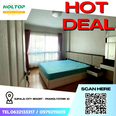 Condos for rent : #Z3838💥 241268🔥 Condo for Rent: Supalai City Resort - Phaholyothin 32