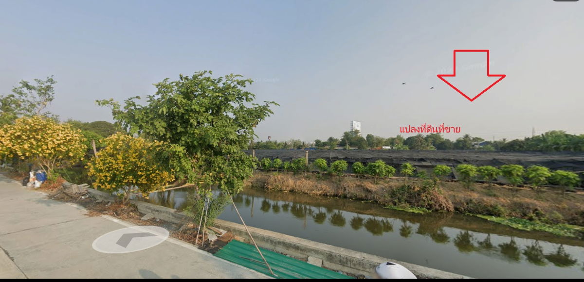 รูป ขายที่ดิน พุทธมณฑลสาย5 สามพราน นครปฐม  26 ไร่ 1 งาน 48 ตรว. ติดถนน ติดคลอง  - รูปที่ 3/3