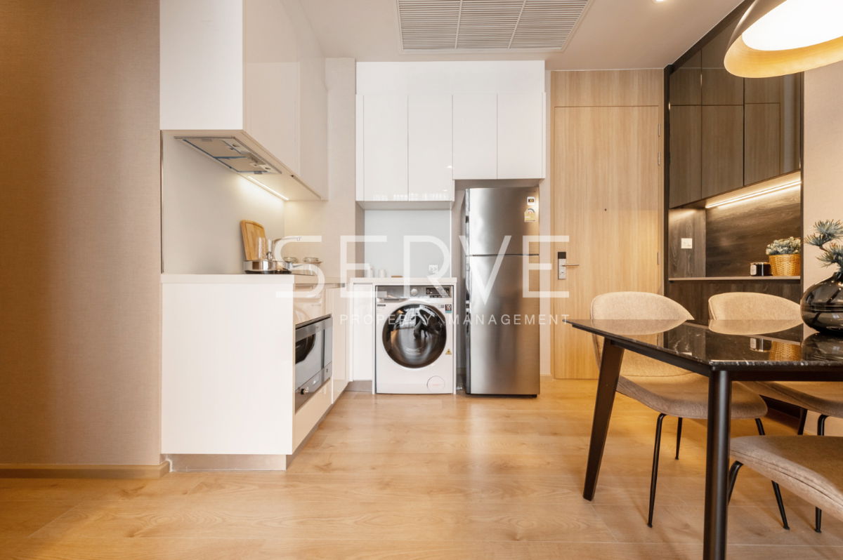 รูป 🔥42K🔥- 2 นอน แต่งสวยๆ สไตล์ Modern ชั้นสูง ทำเลดี คอนโดใกล้รถไฟฟ้า 2 สายทั้ง BTS อโศก & MRT สุขุมวิท 550 ม. ที่ Noble BE19 / ให้เช่าคอนโด - รูปที่ 10/10