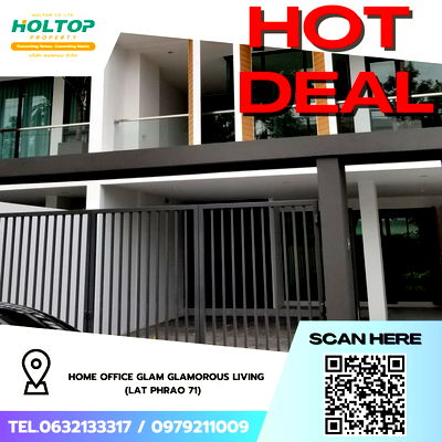 Home office for rent Crystal Design Center : #Z3831💥 241268 🔥For Rent: Home Office Glam Glamorous Living (Lat Phrao 71)