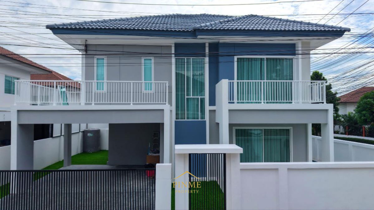 รูป ขายบ้านเดี่ยวพูลวิลล่าหรู แปลงมุม ใกล้หาดจอมเทียน - รูปที่ 1/15