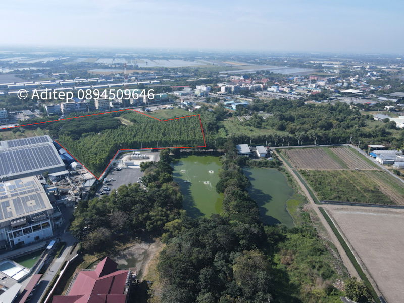 รูป ขายที่ดินลาดหลุมแก้ว 30 ไร่ ติดถนน 346 ปทุมธานี-บางเลน ติดสํานักอัยการลาดหลุมแก้ว บริษัท ซีพีแรม สำนักงานใหญ่ เหมาะสร้างโรงงาน/หมู่บ้าน - รูปที่ 11/18