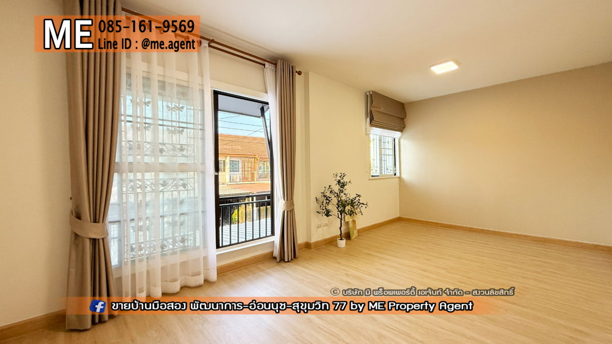 รูป ขาย ทาวน์เฮ้าส์ ทำเลสุดฮอต  รีโนเวทใหม่ทั้งหลัง พฤกษาวิลล์ 57 พัฒนาการ 32 ใกล้เอกมัย ทองหล่อ สุขุมวิท โทร 064-954-9619 (TB62-22) - รูปที่ 8/20