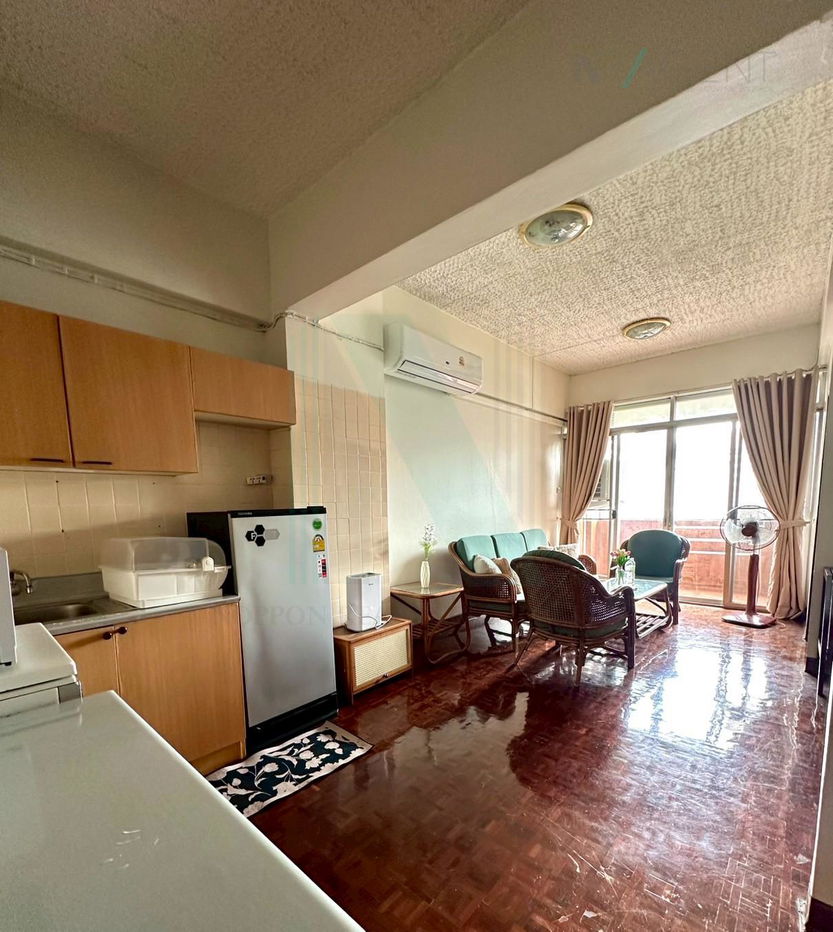 รูป 🚩 ให้เช่าคอนโด รื่นฤดี คอนโดมิเนียม อาคาร 1 ชั้น 8 1 ห้องนอน ขนาด 44 ตรม ใกล้ โรงพยาบาลบำรุงราษฎร์ - รูปที่ 3/8