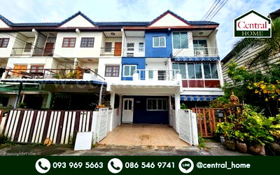 เช่าทาวน์โฮม เมืองนนทบุรี นนทบุรี : ให้เช่า ทาวน์เฮ้าส์ 3 ชั้น ซอย พิบูลสงคราม 22 ใกล้ MRT แยกติวานนท์ รีโนเวทใหม่พร้อมอยู่