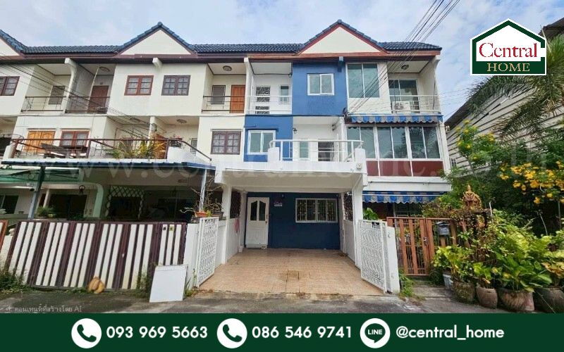 รูป ให้เช่า ทาวน์เฮ้าส์ 3 ชั้น ซอย พิบูลสงคราม 22 ใกล้ MRT แยกติวานนท์ รีโนเวทใหม่พร้อมอยู่ - รูปที่ 1/19