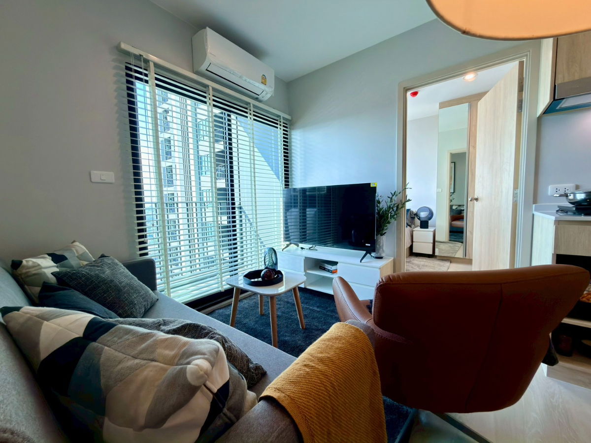 รูป ให้เช่า 🔥 Nue Noble Srinakarin - Lasalle 🔥 ใกล้ MRT ศรีลาซาล เฟอร์นิเจอร์ และ เครื่องใช้ไฟฟ้าครบ  - รูปที่ 6/11