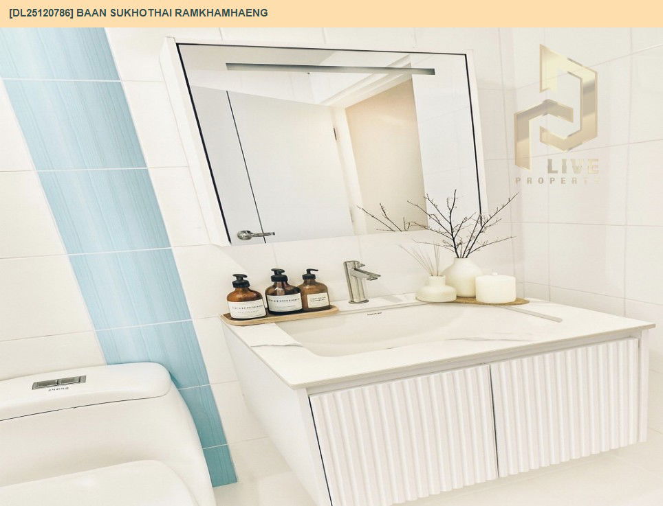 รูป DL25120786 ขายคอนโด บ้าน สุโขทัย รามคำแหง (Baan Sukhothai Ramkhamhaeng) ใกล้ - พร้อมเข้าอยู่ โทรด่วน 0842740999 LineID @523dslwi - รูปที่ 14/15