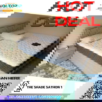 #R8434 🎉 241268 ให้เช่าคอนโด The SHADE Sathon 1