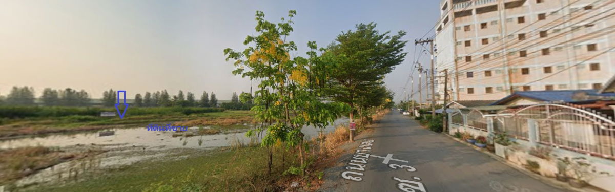 รูป ขายที่ดินเปล่า 4ไร่ 2งาน 25 ตรว อ.สามพราน จ.นครปฐม (ใกล้สำนักขนส่งอ.พุทธมณฑล) - รูปที่ 2/2