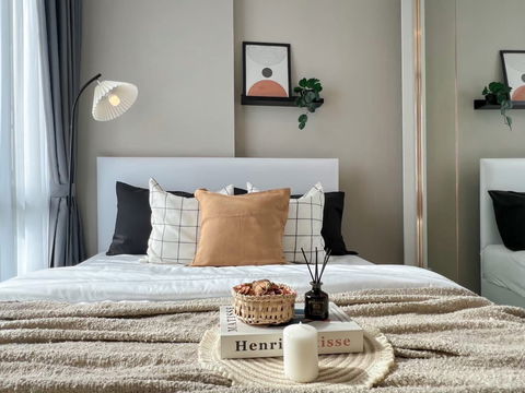 Y157 Condo for rent: Metro Luxe Riverfront Rattanathibet. Fully furnished. Free common area fees. Free parking. 🚗