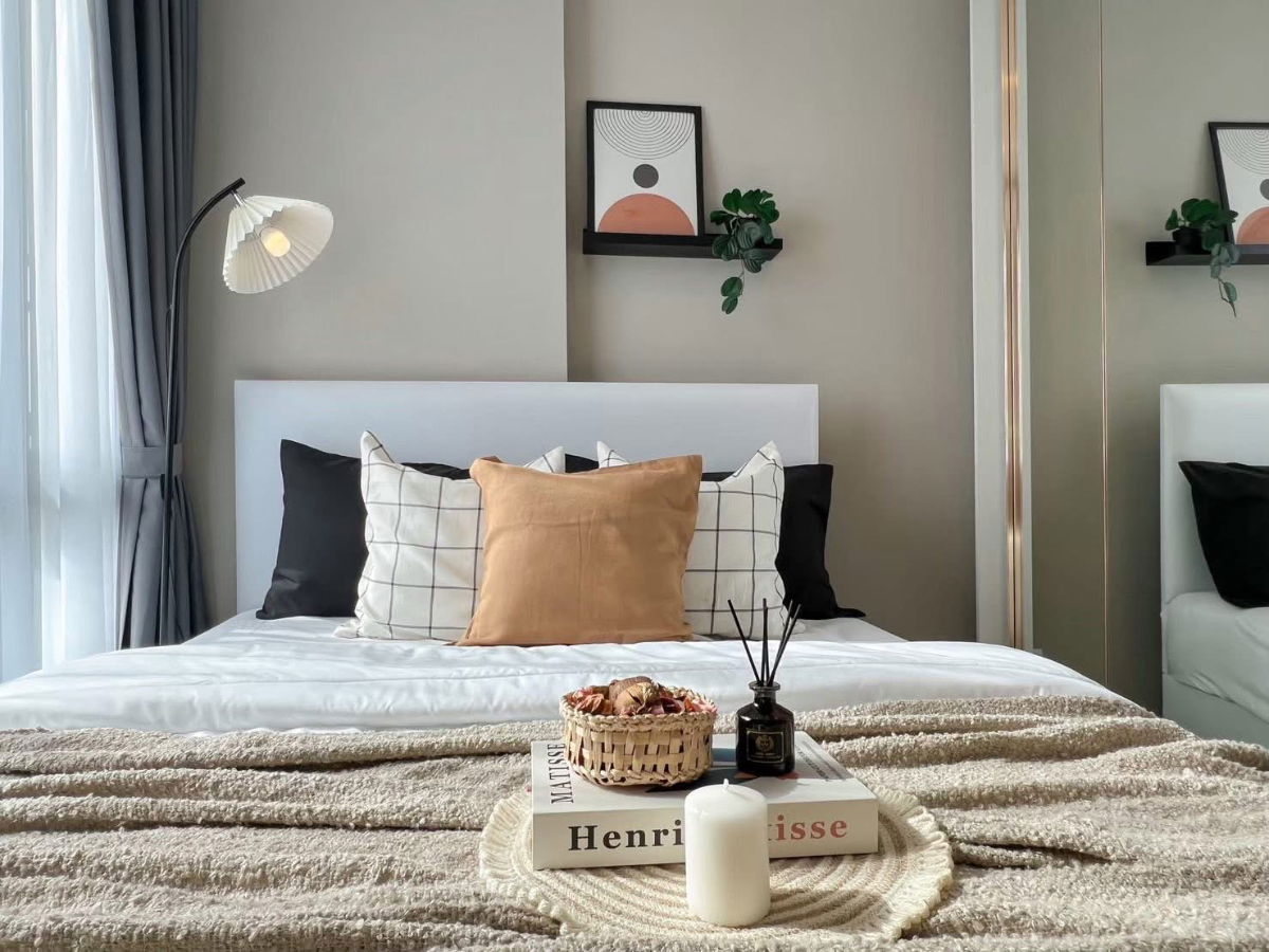 รูป Y157 ให้เช่าคอนโด Metro Luxe Riverfront Rattanathibet (เมโทร ลักซ์ ริเวอร์ฟรอนท์ รัตนาธิเบศร์)เฟอร์นิเจอร์ครบ ฟรีค่าส่วนกลาง ฟรีที่จอดรถ🚗 - รูปที่ 1/16