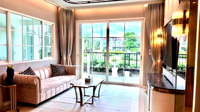 เช่าบ้านเดี่ยว เขตบึงกุ่ม : 🏠 ให้เช่าบ้านเดี่ยวแปลงมุม โครงการ Grandio ลาดพร้าว – เกษตรนวมินทร์ 3 ห้องนอน 4 ห้องน้ำ หน้าบ้านโล่ง วิวสวน เป็นส่วนตัวสูง