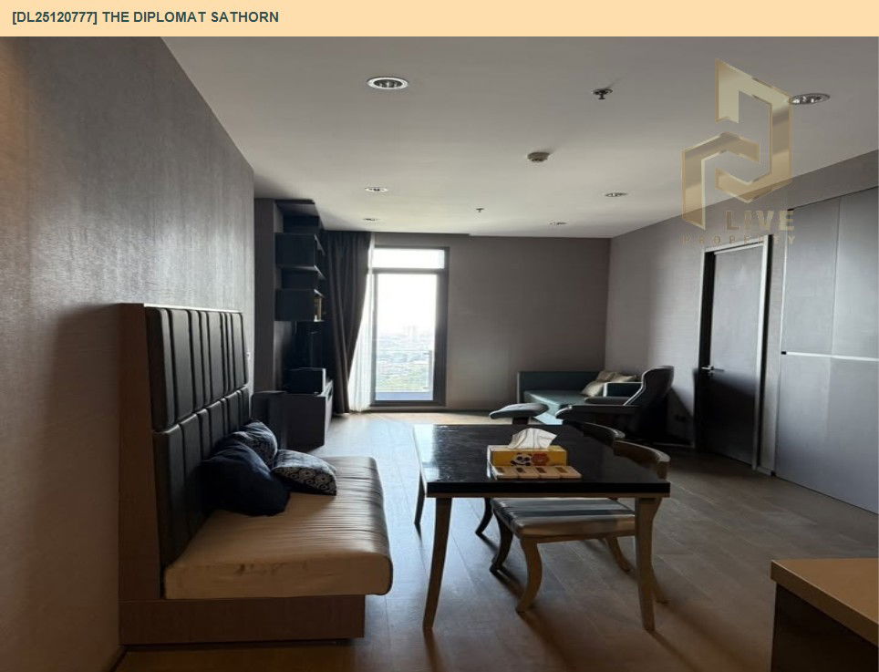 รูป DL25120777 ให้เช่าคอนโด เดอะ ดิโพลแมท สาทร (The Diplomat Sathorn) ใกล้ BTS สุรศักดิ์ พร้อมเข้าอยู่ โทรด่วน 0653619502 LineID @534wlwof - รูปที่ 5/12