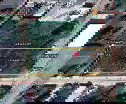 Land for sale at On Nut 66, Soi 19-2, south-facing, prime location. Land size: 176 square wah. Ideal for building a house.