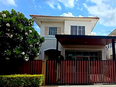 Houses for rent Salaya : For Rent Single House 2 storeys roadside at Phuthamonthon Sai 4 / the name is Image Place