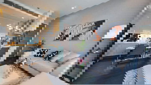 🏢📍 Q Asoke | 🚇 Near MRT Phetchaburi | 💰 Rent: 48,000 THB/month | Property Code: RS4371