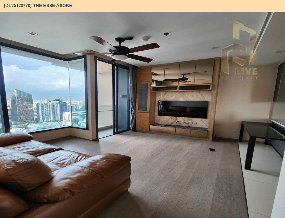 รูป DL25120770 ให้เช่าคอนโด ดิ เอส อโศก (The ESSE Asoke) ใกล้ BTS อโศก พร้อมเข้าอยู่ โทรด่วน 0800343450 LineID @655ebbvc - รูปที่ 10/10