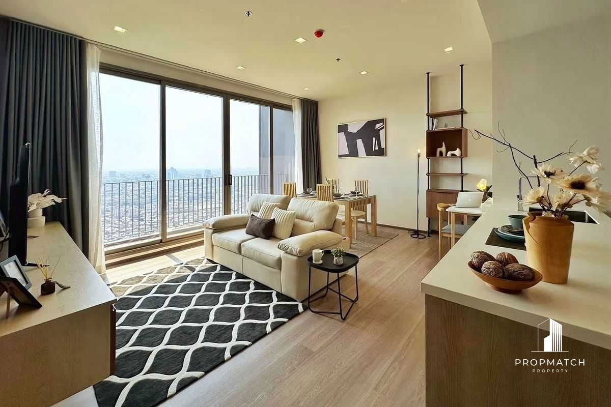 รูป PM034364✨Flash Deal ✨Rhythm Charoenkrung Pavillion ( 2Bed 3Bath 100SQM.) พร้อมอยู่ ! เพียง 90,000 บาทต่อเดือน Tel.0981315848 @propmatch - รูปที่ 1/11