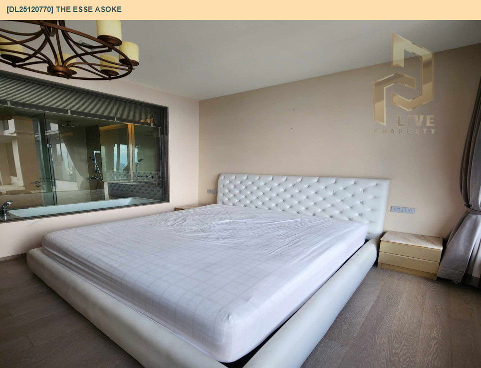 รูป DL25120770 ให้เช่าคอนโด ดิ เอส อโศก (The ESSE Asoke) ใกล้ BTS อโศก พร้อมเข้าอยู่ โทรด่วน 0800343450 LineID @655ebbvc - รูปที่ 3/10