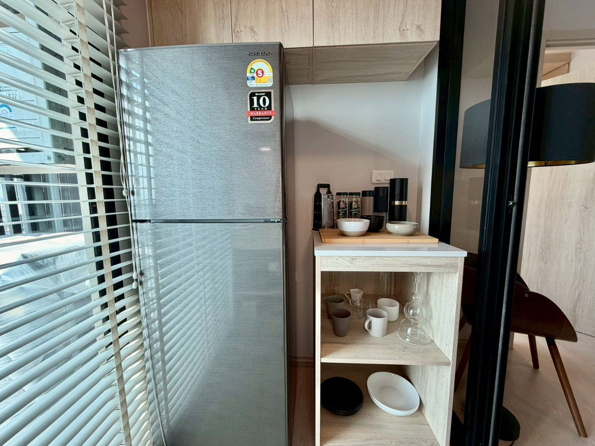 รูป ให้เช่า 📍 Nue Noble Srinakarin - Lasalle 📍 เฟอร์นิเจอร์ และ เครื่องใช้ไฟฟ้าครบ ใกล้ MRT ศรีลาซาล - รูปที่ 10/11