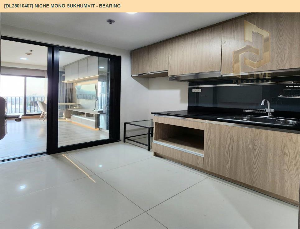 รูป DL25010407 ให้เช่าคอนโด นิช โมโน สุขุมวิท - แบริ่ง (Niche Mono Sukhumvit - Bearing) ใกล้ BTS แบริ่ง พร้อมเข้าอยู่ โทรด่วน 0614453194 LineID @162cjixi - รูปที่ 5/6