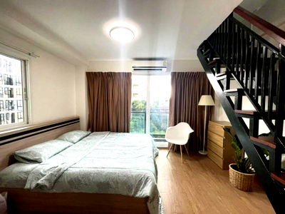 เช่าทาวน์โฮม กรุงเทพมหานคร : LTH14010 – Townhouse for Rent | Ratchada | 180 sqm | 4 Beds 3 Baths | Near MRT Ratchada | 45K/Month | ทาวน์เฮ้าส์ให้เช่า รัชดา