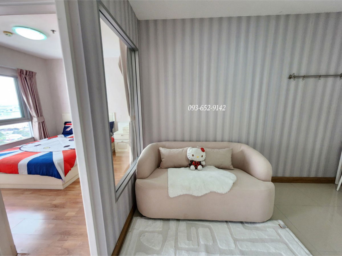 รูป 🌷🌷🌷 ให้เช่าคอนโด IVY ราษฏร์บูรณะ (( 37 ตรม / 8500 ต่อเดือน / ติดวอลเปเปอร์ ห้องสวยมาก / วิวแม่น้ำ / ถูกสุดในโครงการ )) - รูปที่ 9/12