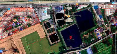 ที่ดิน ศาลายา : ขายที่ดิน พุทธมณฑลสาย5 สามพราน นครปฐม  26 ไร่ 1 งาน 48 ตรว. ติดถนน ติดคลอง 