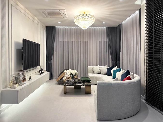 5-bed house for rent, 604 sqm, 127 sq wah, Grand Bangkok Boulevard Krungthepkritha