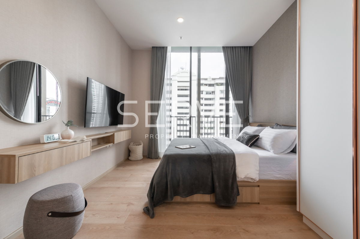 รูป 🔥42K🔥- 2 นอน แต่งสวยๆ สไตล์ Modern ชั้นสูง ทำเลดี คอนโดใกล้รถไฟฟ้า 2 สายทั้ง BTS อโศก & MRT สุขุมวิท 550 ม. ที่ Noble BE19 / ให้เช่าคอนโด - รูปที่ 8/10