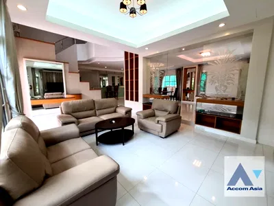 Houses for rent : 🔼🔽 AccomA 📩 Pet friendly,Fully Furnished 4 BR House @Nantawan Village Srinakarin (1815444)