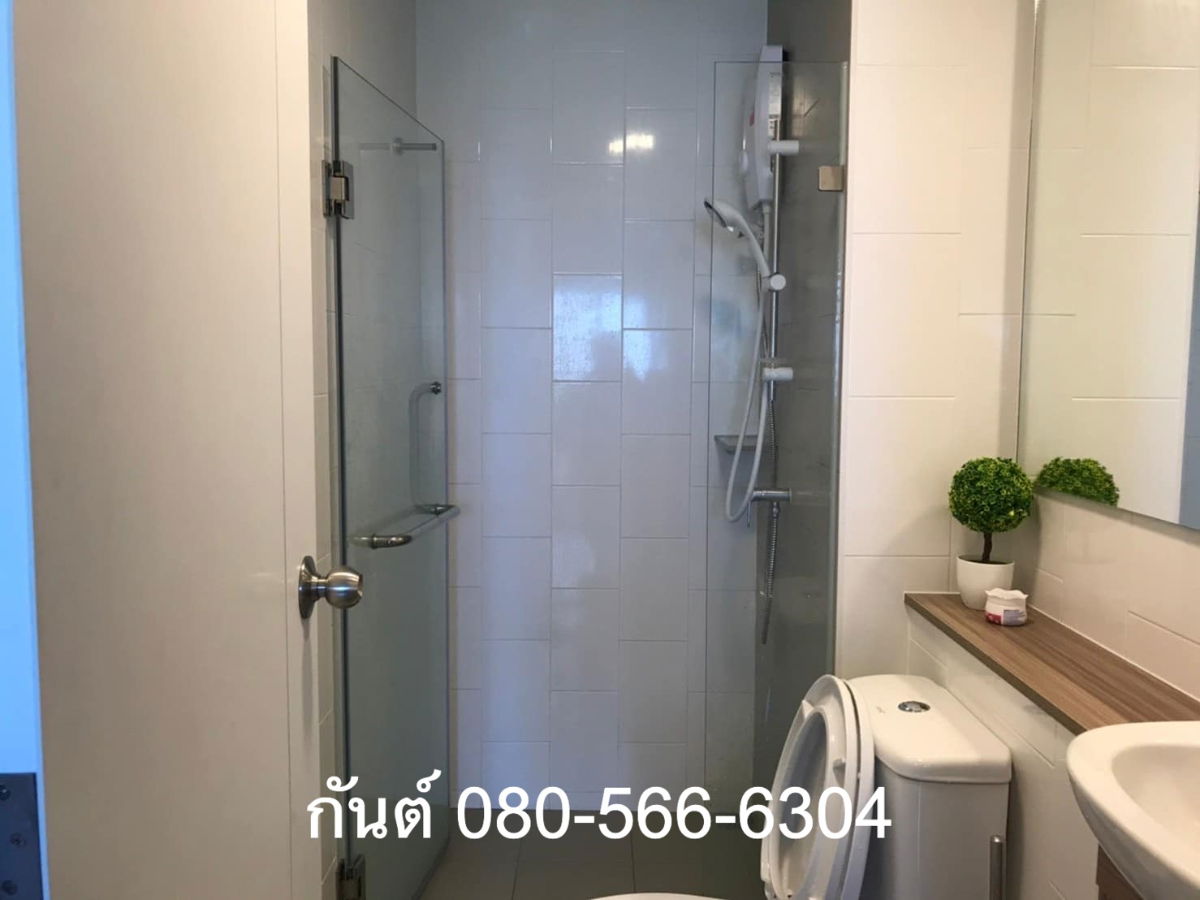 รูป เจ้าของปล่อยเอง (ไม่รับนายหน้า) Plum alive 2 ตึก B ชั้น 4 วิวนอก แอร์ 2 ตัว ทีวี 2 เครื่อง+เฟอร์ เครื่องใช้ไฟฟ้าครบ คีย์การ์ด 2 ใบ พร้อมอยู่เดือน ม.ค.  - รูปที่ 14/14