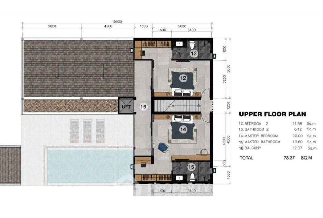 รูป วิลล่า 3-ห้องนอน ใกล้ หาดเชิงมน (ID 2498629) - รูปที่ 9/9