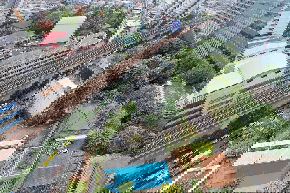 picture Rent !! pool view / city view, high floor 14+, Good location!! Code C20230103859...Centric Scene Sukhumvit, 1 bed, 1 bath, furnished, ready to move in - 12/12