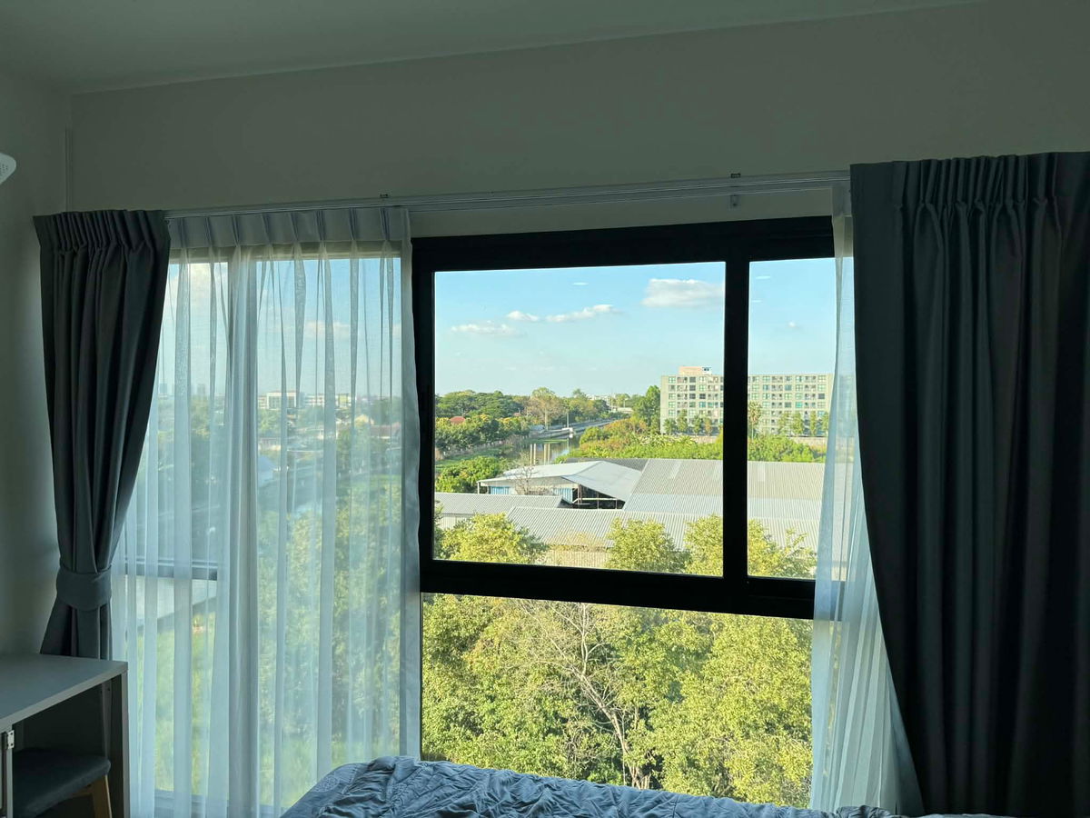 รูป ให้เช่า เพลิ เพลิน ลำลูกกา 35 ตรม. ชั้น 6 เครื่องใช้ไฟฟ้า เฟอร์ครบ - รูปที่ 7/9