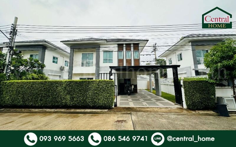 รูป บ้านเดี่ยว แลนซีโอ คริป ปิ่นเกล้า - พระราม 5 เฟอร์ครบ พร้อมอยู่ - รูปที่ 1/17