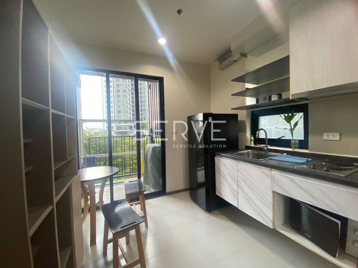 รูป 1 นอน 30 ตร.ม. คอนโดในเครือคุณภาพแสนสิริ บนทำเลดีๆ มีรถรับส่ง BTS อ่อนนุช ที่  The Base Park West Sukhumvit 77 / ให้เช่าคอนโด - รูปที่ 4/6