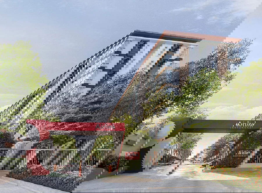 รูป Call : 091-545-5346 Condo Airlink Residence ใกล้ Airport Link ลาดกระบัง 35 ตารางเมตร ชั้น5 อาคาร 2 หน้าโครงการ ตกแต่งครบ (ขายพร้อมผู้เช่า) - รูปที่ 11/13