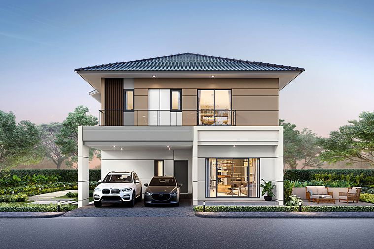 ขายบ้านเดี่ยว 4 ห้องนอน 210 ตร.ม. 52 ตร.ว. เซนโทร รามอินทรา 2