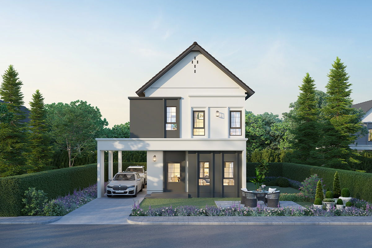 รูป ขายบ้านมือ 1 จากโครงการ Centro รามอินทรา-จตุโชติ 3  | ติดต่อฝ่ายขาย : 061-6598997- Line OA : @Newlight (มี@) - รูปที่ 2/16