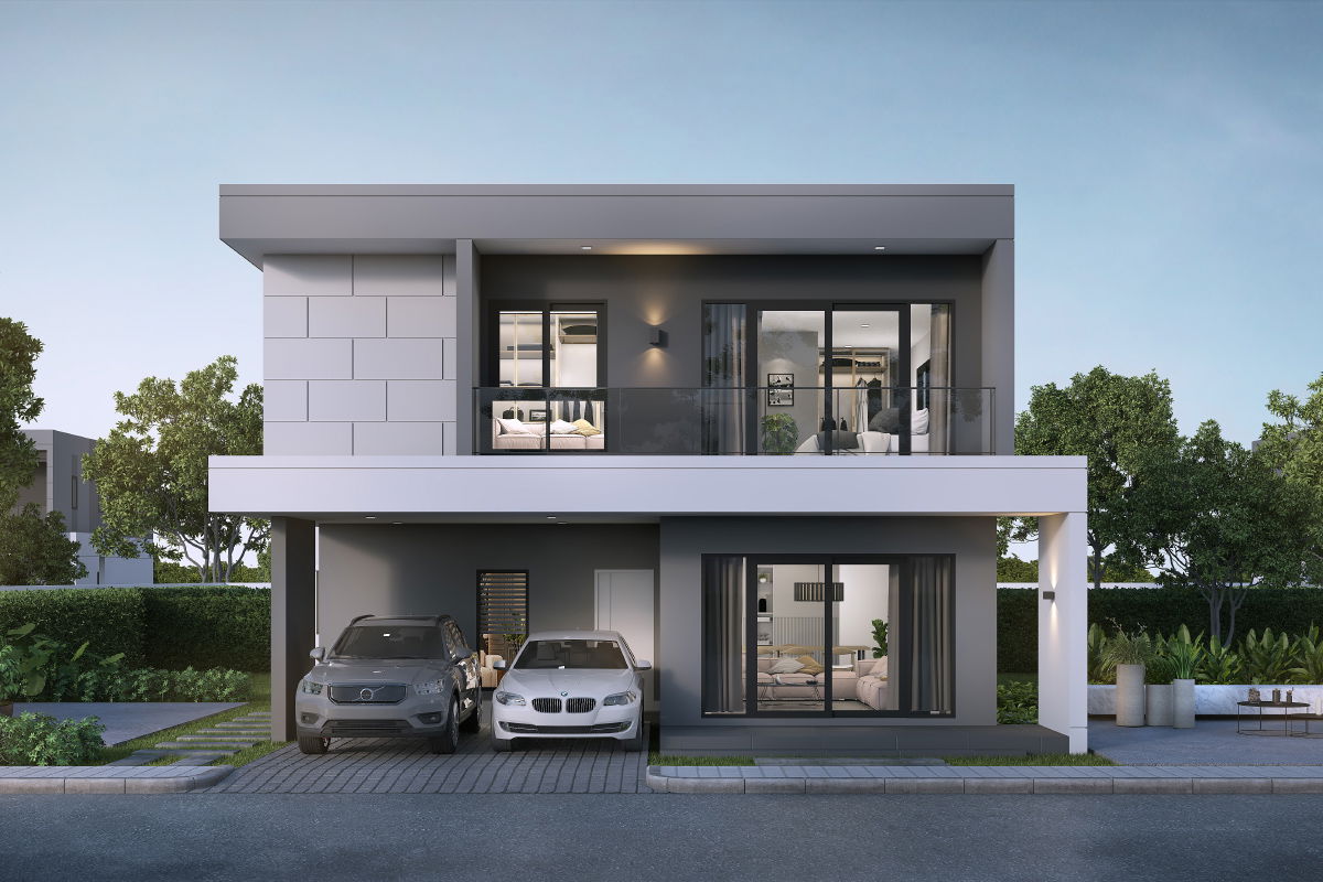 รูป ขายบ้านมือ 1 จากโครงการ Centro พระราม 9 มอเตอร์เวย์ 2  | ติดต่อฝ่ายขาย : 061-6598997- Line OA : @Newlight (มี@) - รูปที่ 8/21