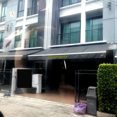 เช่าทาวน์โฮม ศาลหลักเมืองจังหวัดนนทบุรี : AT366 ให้เช่าทาวน์โฮม 3 ชั้น กลางเมือง รัตนาธิเบศร์ เฟอร์บางส่วน ใกล้MRT แยกนนทบุรี1